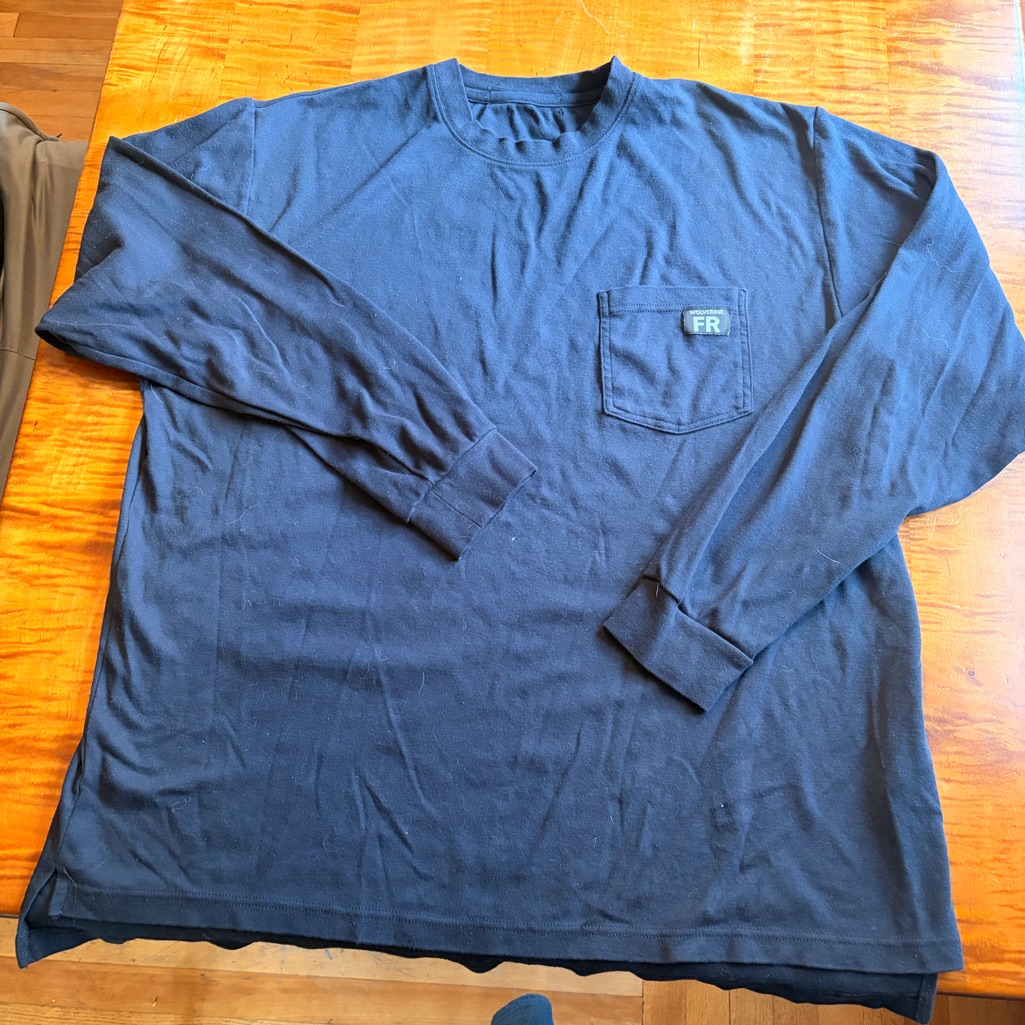 Wolverine Fire Rated Navy Long Sleeve Wolverine Fire Rated Navy Long Sleeve
